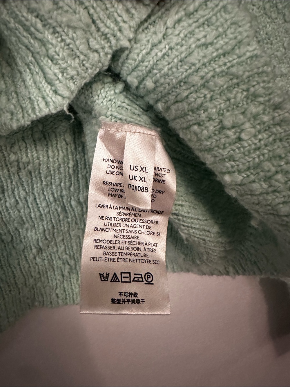 Free People Mint Green V-Neck Button Front Cardigan - Picture 3 of 6